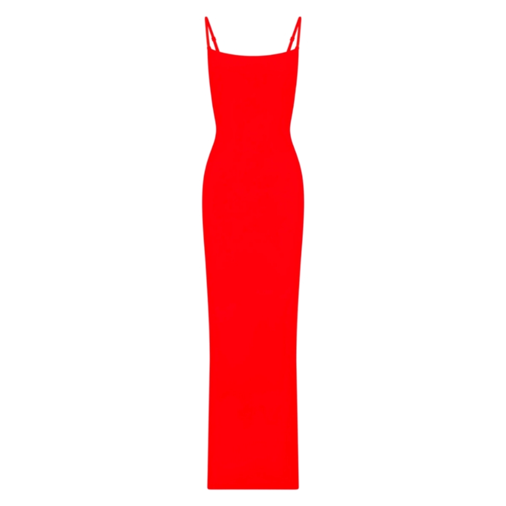 SKIMS *limited edition* Fits Everybody Long Slip Dress- Poppy XS